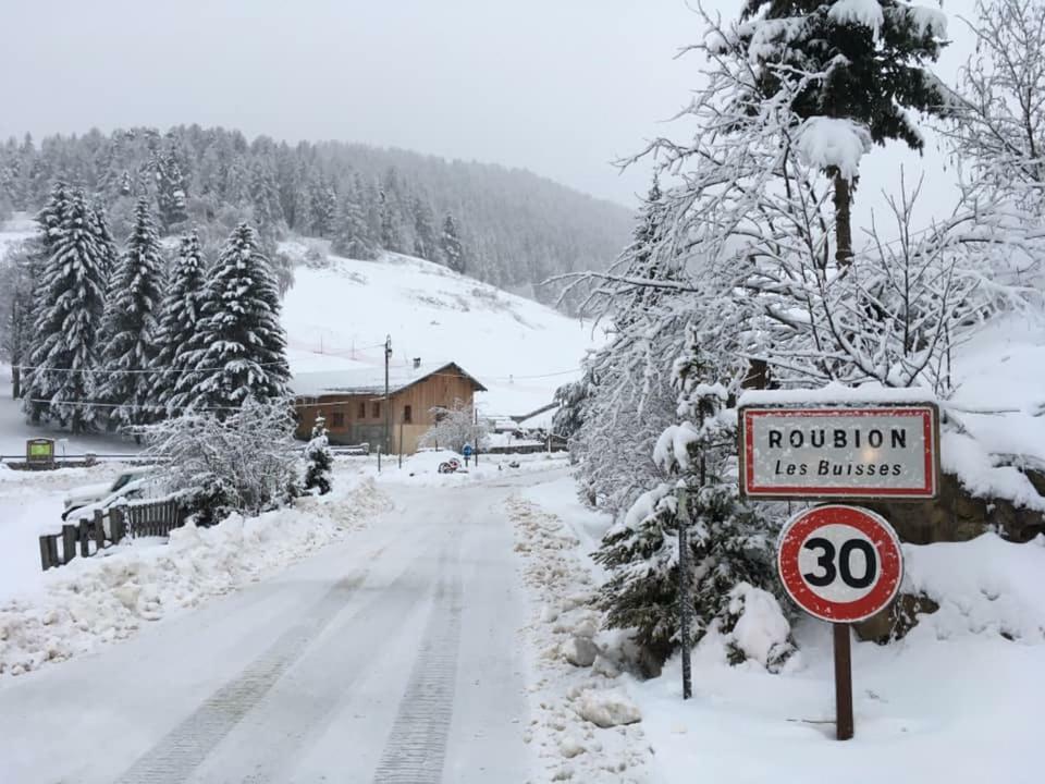 Le Chalet Des Buisses 호텔 Roubion 외부 사진